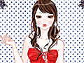 Pretty gown dressup