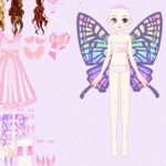 Butterfly Girl Dress Up Dress Up