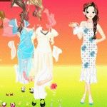 Romantic Dreamy Flowing Dress Up Dresser